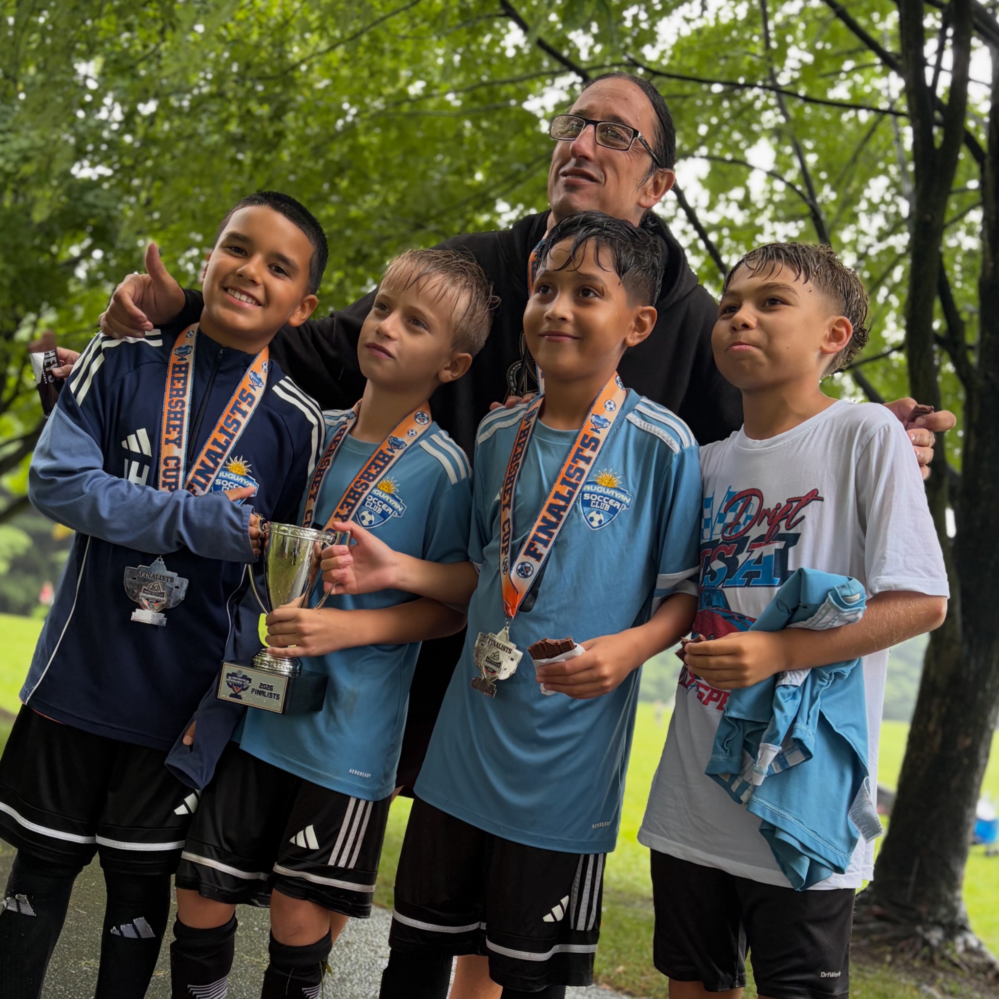 Young Uruguayan Soccer Club players